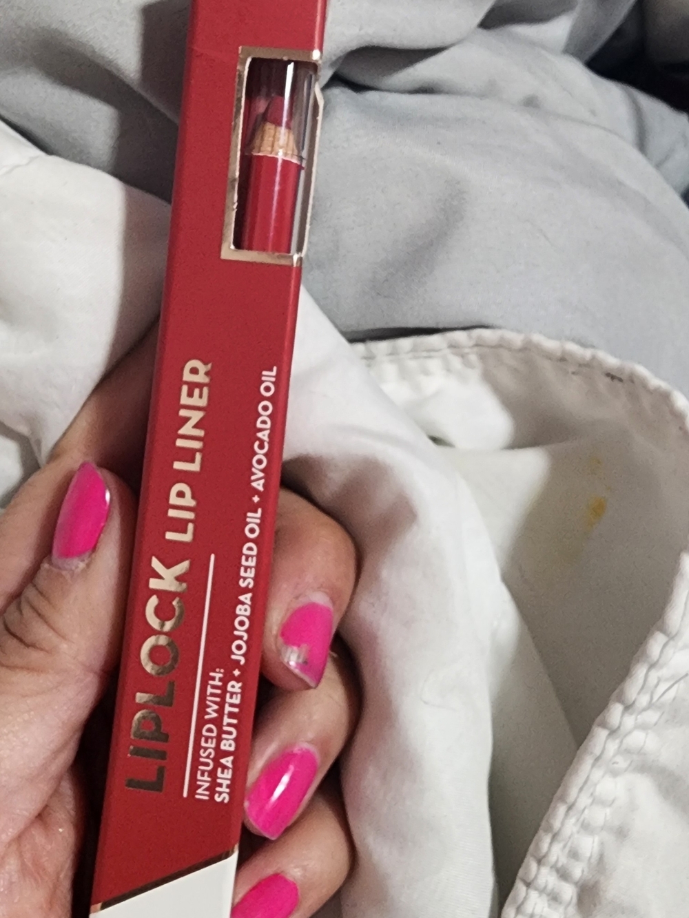 Liplock Lip Liner Pencil — Bold Red